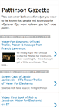 Mobile Screenshot of pattinsongazette.blogspot.com