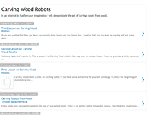 Tablet Screenshot of carvingwoodrobots.blogspot.com