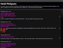 Tablet Screenshot of heidiphilipsen.blogspot.com