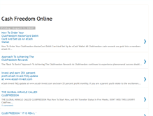 Tablet Screenshot of cashfreedomonline.blogspot.com