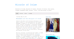 Desktop Screenshot of miracle-of-islam.blogspot.com