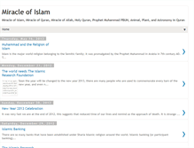 Tablet Screenshot of miracle-of-islam.blogspot.com