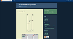 Desktop Screenshot of instrumentacionycontrol.blogspot.com