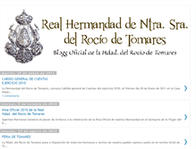 Tablet Screenshot of hermandaddelrociodetomares.blogspot.com