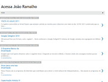 Tablet Screenshot of acessaescolajoaoramalho.blogspot.com