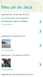 Mobile Screenshot of meupedejaca.blogspot.com
