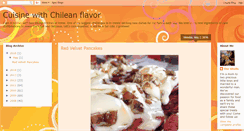 Desktop Screenshot of chileanflavor.blogspot.com
