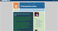 Desktop Screenshot of cristiangmawsoldador.blogspot.com