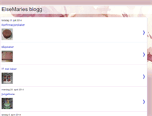 Tablet Screenshot of elsemariesblogg.blogspot.com