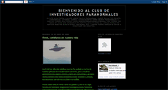 Desktop Screenshot of investigadoresparanormales.blogspot.com