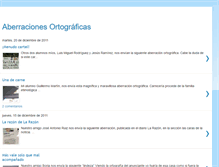 Tablet Screenshot of aberracionesortograficas.blogspot.com