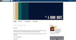 Desktop Screenshot of ablondquilts.blogspot.com