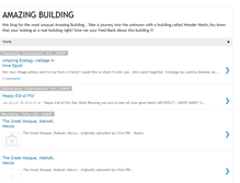 Tablet Screenshot of amazing-building.blogspot.com