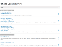 Tablet Screenshot of iphonegadgetreview.blogspot.com