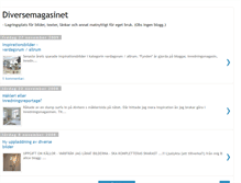 Tablet Screenshot of diversemagasinet.blogspot.com