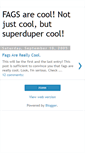 Mobile Screenshot of fags-are-cool.blogspot.com