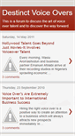 Mobile Screenshot of destinctvoiceovers.blogspot.com