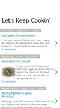 Mobile Screenshot of letskeepcooking.blogspot.com