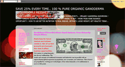 Desktop Screenshot of ganodermareview.blogspot.com