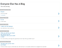 Tablet Screenshot of everyoneelsehasablog.blogspot.com