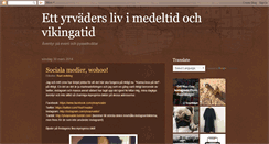 Desktop Screenshot of medeltida.blogspot.com