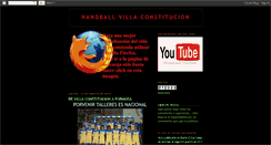 Desktop Screenshot of handballvillaconstitucion.blogspot.com