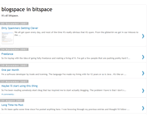 Tablet Screenshot of bitspace.blogspot.com