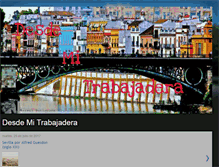Tablet Screenshot of desdemitrabajadera.blogspot.com