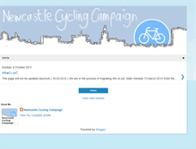 Tablet Screenshot of newcycling.blogspot.com