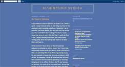 Desktop Screenshot of bloomtownstudio.blogspot.com