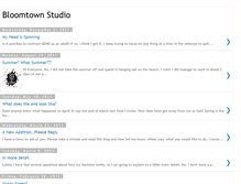 Tablet Screenshot of bloomtownstudio.blogspot.com