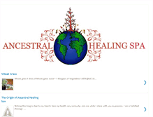 Tablet Screenshot of ancestralhealingspa.blogspot.com