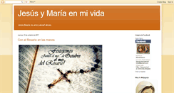 Desktop Screenshot of jesusymaria-enmivida.blogspot.com