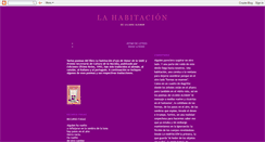 Desktop Screenshot of lahabitaciondela.blogspot.com