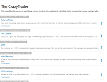 Tablet Screenshot of crazytrader.blogspot.com