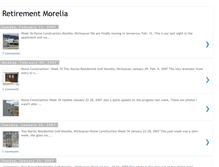 Tablet Screenshot of moreliaretirement.blogspot.com