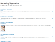 Tablet Screenshot of becoming-a-vegetarian.blogspot.com