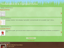 Tablet Screenshot of fundamentosdelaexpresiongrafica.blogspot.com