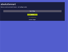Tablet Screenshot of absolutlennart.blogspot.com