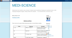 Desktop Screenshot of medi-science.blogspot.com