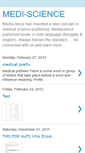 Mobile Screenshot of medi-science.blogspot.com