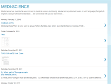 Tablet Screenshot of medi-science.blogspot.com