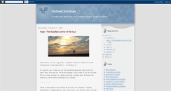 Desktop Screenshot of onlinechristian.blogspot.com