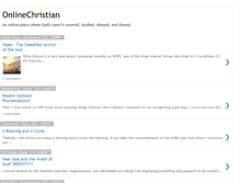 Tablet Screenshot of onlinechristian.blogspot.com