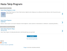 Tablet Screenshot of hastatakip.blogspot.com