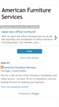 Mobile Screenshot of americanfurnitureservices.blogspot.com