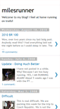Mobile Screenshot of milesrunner.blogspot.com