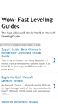 Mobile Screenshot of fast-leveling-guides.blogspot.com