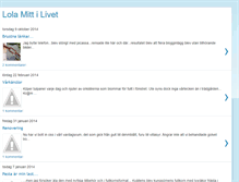 Tablet Screenshot of lolamittilivet.blogspot.com