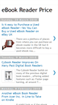 Mobile Screenshot of ebook-reader-price.blogspot.com
